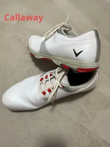 Callaway 골프화 화이트/레드 27.5cm