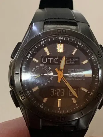 CASIO 손목시계 터프 솔라 웨이브 셉터 WVA-M650 블랙