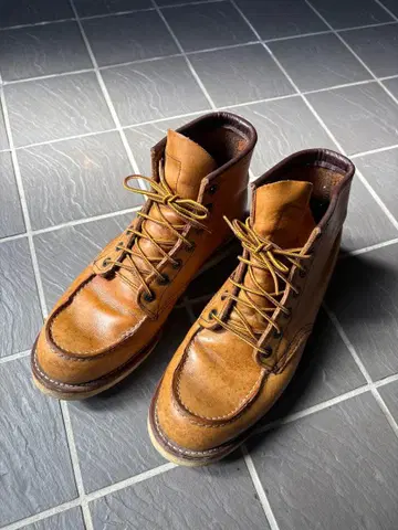 Red Wing 875 브라운 워크 부츠 사이즈 D