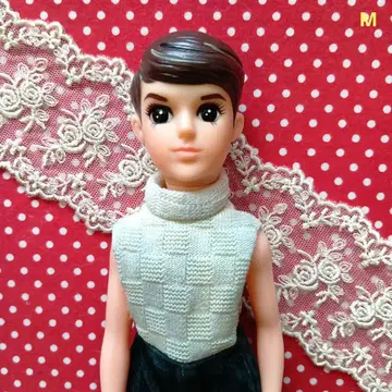 초대 리카짱 와타루군 의상 TAKARA 쇼와 레트로 옷 갈아입히기 인형