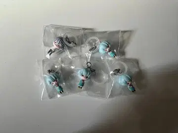 에반게리온 EVA POCKET 메지루시 액세서리 레이 카오루 5점