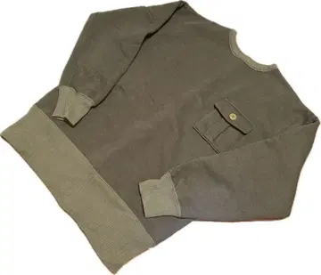 리얼 맥코이 포켓 부착 맨투맨 트레이닝복 리턴