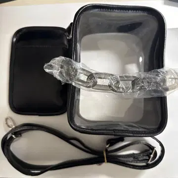 WEGO 컬러풀 체인 누이통 숄더 블랙