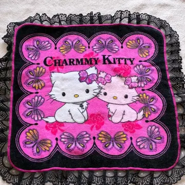 챠미 키티 타월 손수건