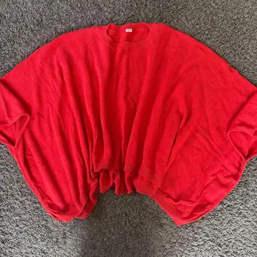 45rpm 판초 니트 면 100%