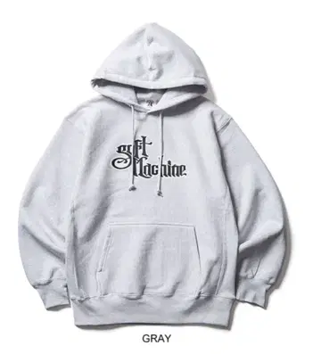 SOFTMACHINE 소프트 머신 남성용 후드티 XXL 그레이