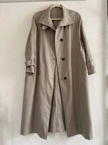 SIMPLICITE 롱 코트 베이지