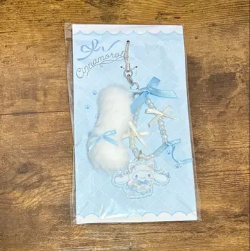 산리오 시나모롤 스트랩 화이트 고양이 발레리나