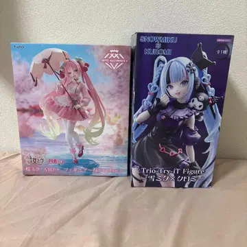 벚꽃 미쿠 & 유키 미쿠 피규어 묶음 판매