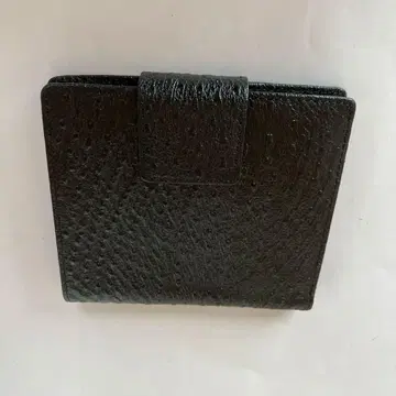 컨디션 최상 ALBION 알비온 가죽 이단 접이식 지갑 블랙 계열