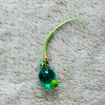 레어 마리모코짱 족쇄 스트랩 산엑스 헤이세이 레트로 당시품 방울 포함