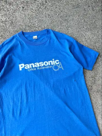 80s Panasonic 티셔츠 파나소닉 프린트 티셔츠 기업 티