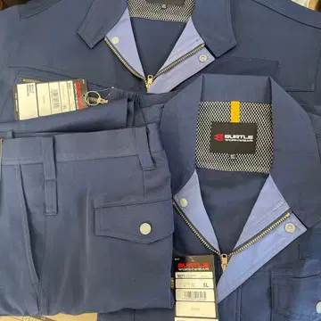 바틀 BURTLE 상하의 3세트 작업옷 자켓 작업 바지 네이비