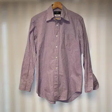 가마쿠라 Maker's Shirt 긴팔 셔츠 퍼플 체크