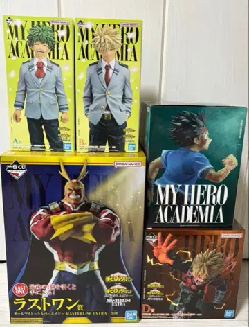 히어로 아카데미아 제일복권 이어지는 마음 피규어 5종 세트