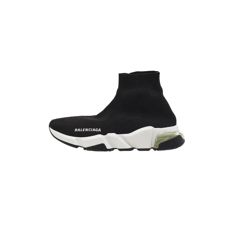 (W) 巴黎世家 Speed Trainer 透明鞋底 黑白款