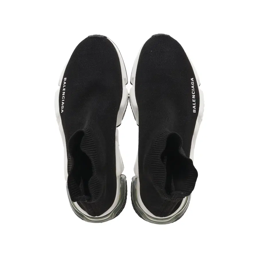 (W) 巴黎世家 Speed Trainer 透明鞋底 黑白款
