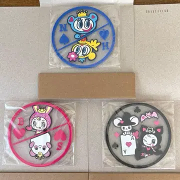 나루미야 캐릭터 클리어 러버 코스터 3종 세트 묶음 판매