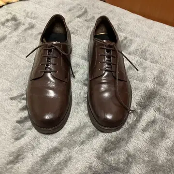 가죽 다크 브라운 드레스 슈즈 27.0cm EUR43