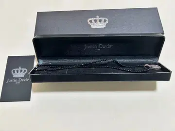 저스틴 데이비스 블랙 비즈 목걸이