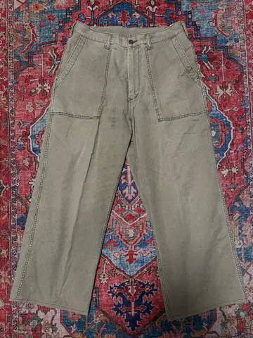 Schott N.Y.C. 베이커 팬츠 밀리터리 워크 팬츠 아메카지