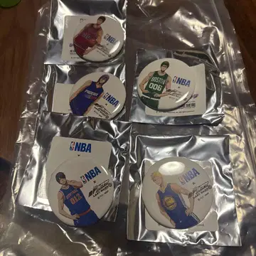 쿠로코의 농구 NBA 콜라보 캔뱃지 5개 세트