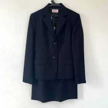 여성용 비즈니스 정장 스커트 상하의 블랙 9호