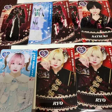 러브시크 생탄 굿즈 케모미미 뽀유P 트레이딩 카드 하야테 료 사츠키