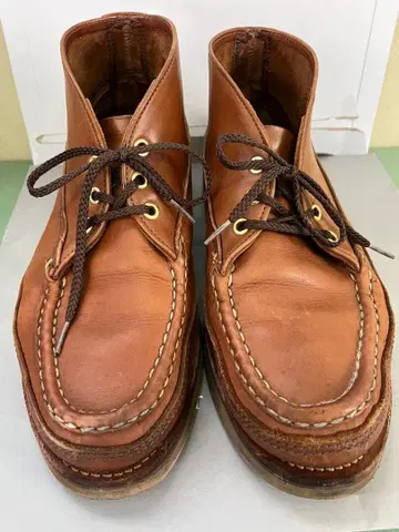 러셀 모카신 스포팅 클레이 처카 가죽 신발 부츠 구제 의류 usa 가죽