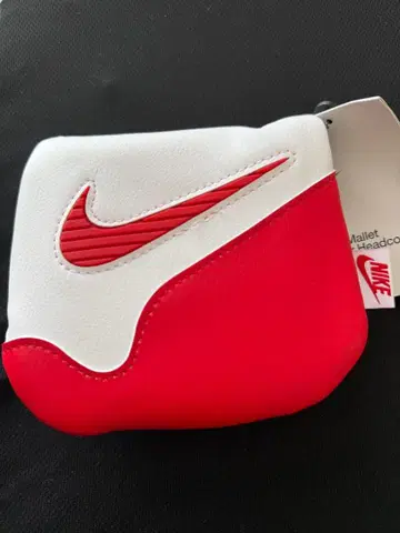 Nike 미국 사양 드라이버용 골프헤드커버 빨흰 새상품