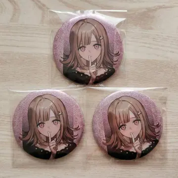 [ 3개 세트 ] 단간론파 나나미 치아키 옥좌 캔뱃지