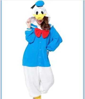 도널드 덕 코스프레 성인용 인형옷 룸웨어 디즈니