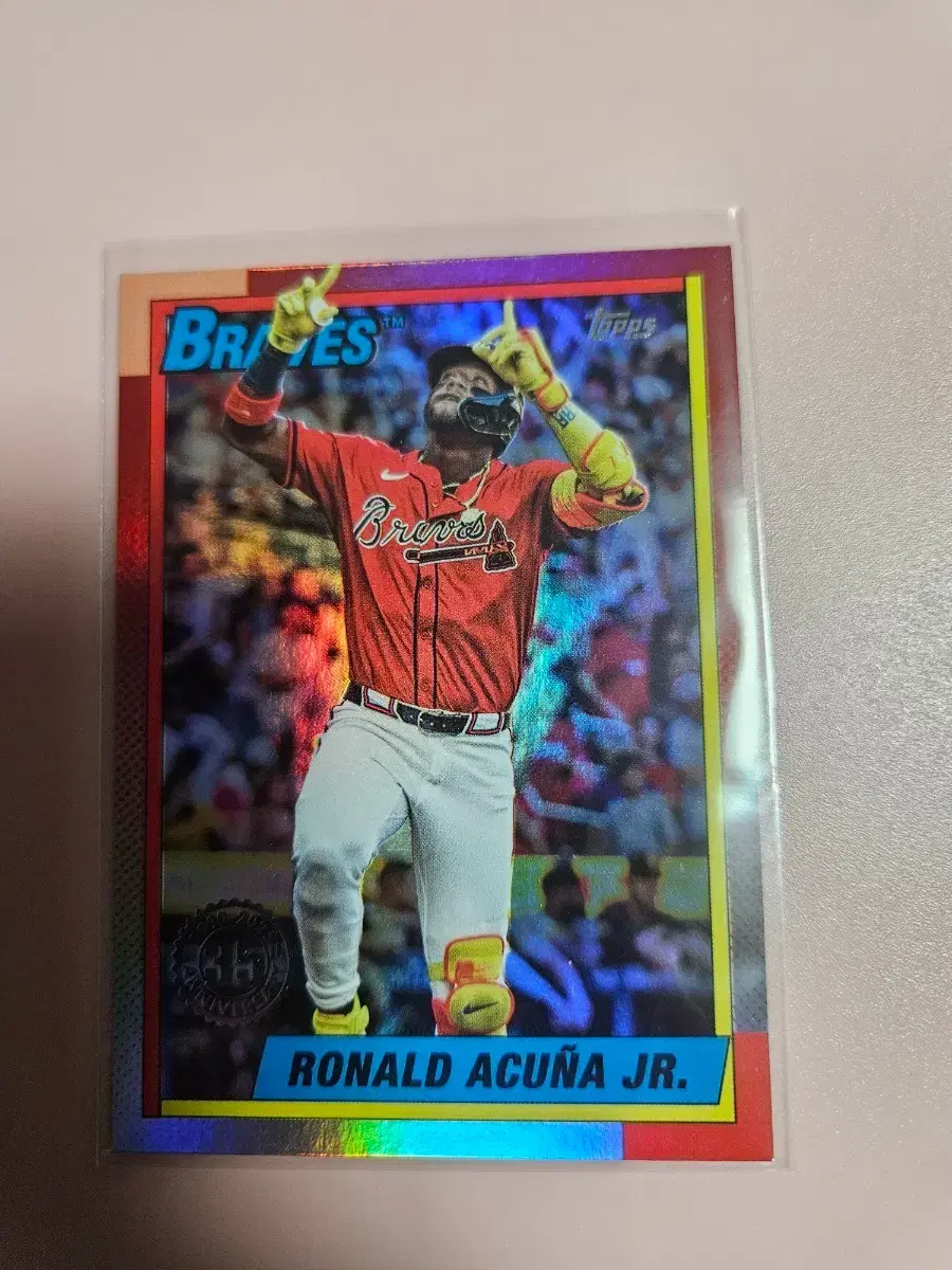 로날드 아쿠나 주니어 2025 Topps Foil 카드