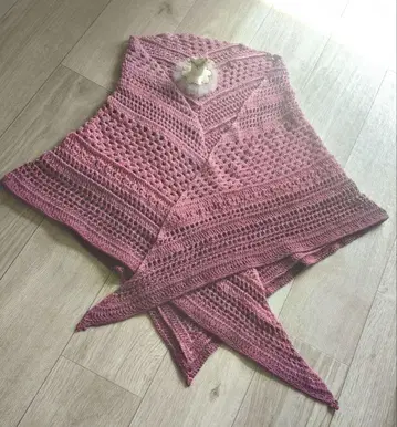 발레 댄스 Handmade 삼각형 숄 [ wonder cotton ]