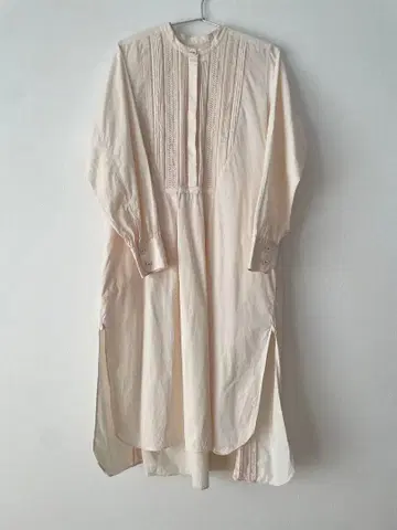 Pheeta 피타 트리니티 핀턱 개더 롱 원피스 핑크