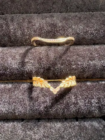 agete 반지 2개 세트