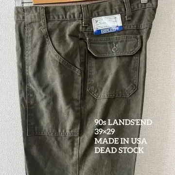 90s Lands' end baker pants dead stock