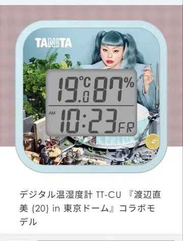 TANITA 디지털 온습도계 TT-CU 와타나베 나오미 콜라보