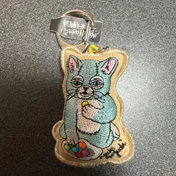 히구치 유코 냥코 자수 키링