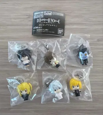 DEATHNOTE 데스노트 메지루시 액세서리 가챠 전 6종 컴프