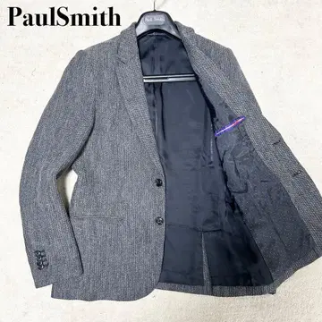 새상품급 폴스미스 니트 테일러드 자켓 그레이 스트레치 최근 모델