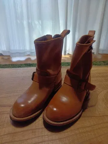 엔지니어 부츠 천연 가죽 새상품급 23.5cm