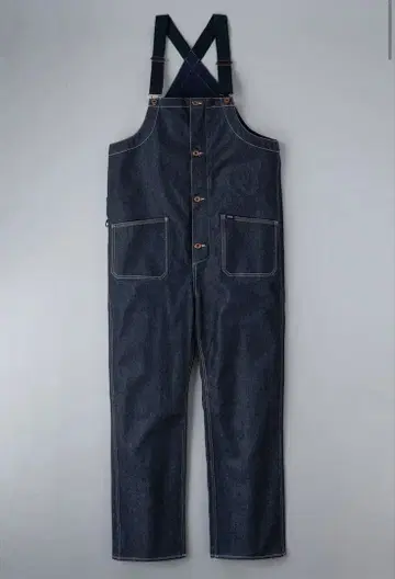 BLUCO/블루 재팬 데님 오버롤 / 리지드 INDIGO M