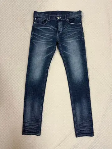 BUFFALO BOBS 스키니 데님 다크 데님 데미지 가공 새상품급