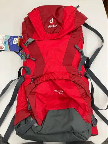 새상품 deuter ACT Lite 40+10 백팩 레드 Y