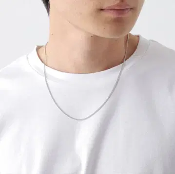 TOM WOOD Curb Slim 20.5 커브 체인 목걸이