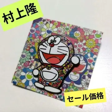 빅 세일! 인기 무라카미 다카시 도라에몽 핀 배지 컬러풀 꽃무늬