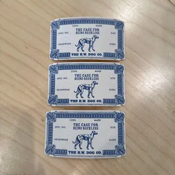 THE H.W. DOG&CO. 종이 택 새상품