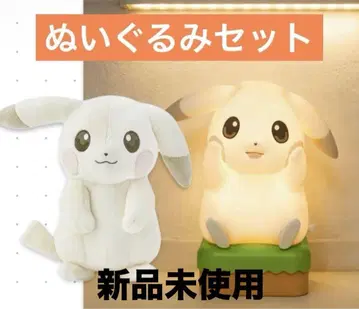 포켓몬 옅은색 피카츄 LED 라이트 봉제 인형 세트