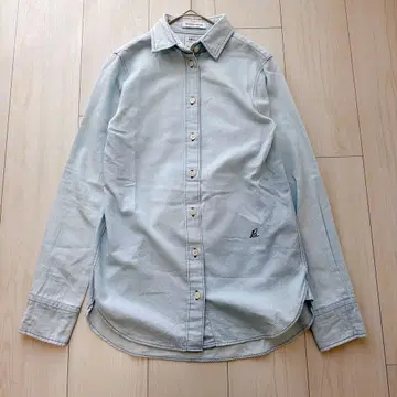 새상품급 매디슨 블루 HAMPTON 샴브레이 셔츠 데님 셔츠 자수